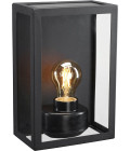 Kubba Vägglampa Svart Utomhuslampa 26cm PR Home Kubba Vägglampa Svart Utomhuslampa 26cm