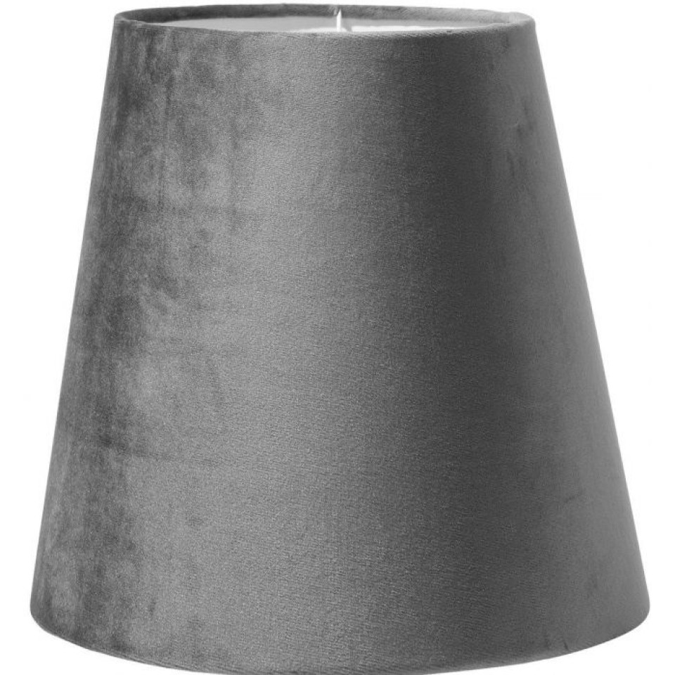 Cia Lampshade top fit Velvet Grey