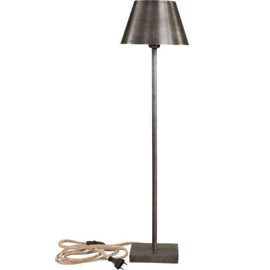 Pewter Table lamp High 74cm Pewter Table lamp High 74cm