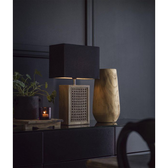 Ceylon table lamp aged brown 38.cm Ceylon table lamp aged brown 38.cm