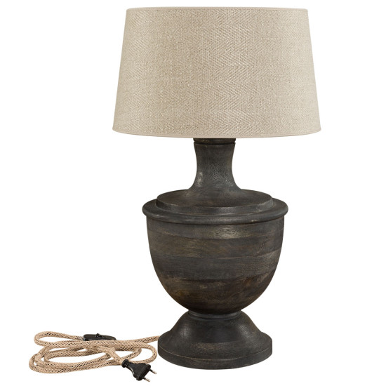 Capri Lamp foot Wood 35cm Capri Lamp foot Wood 35cm