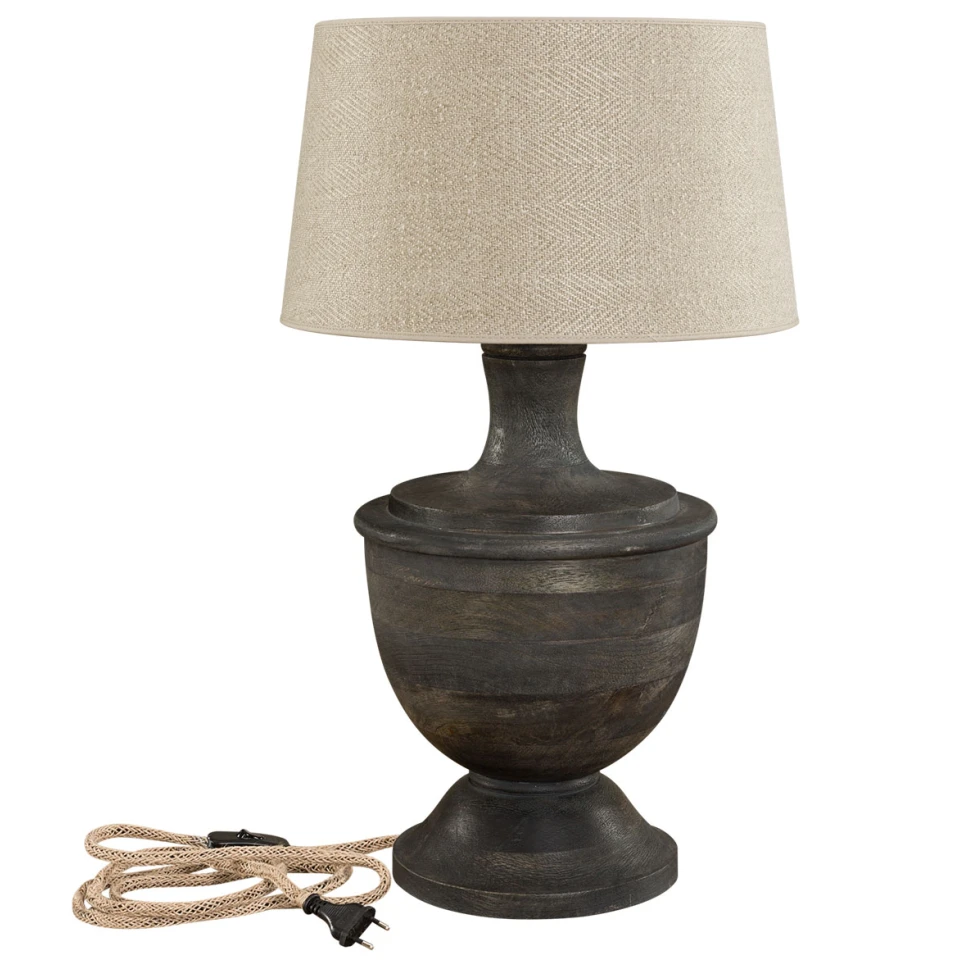 Capri Lampfot Trä 35cm