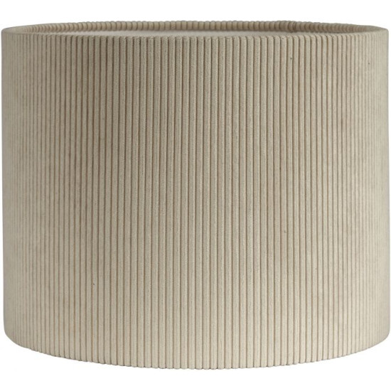 Kerstin Corduroy Lampskärm beige-3 storlekar Kerstin Corduroy Lampskärm beige-3 storlekar