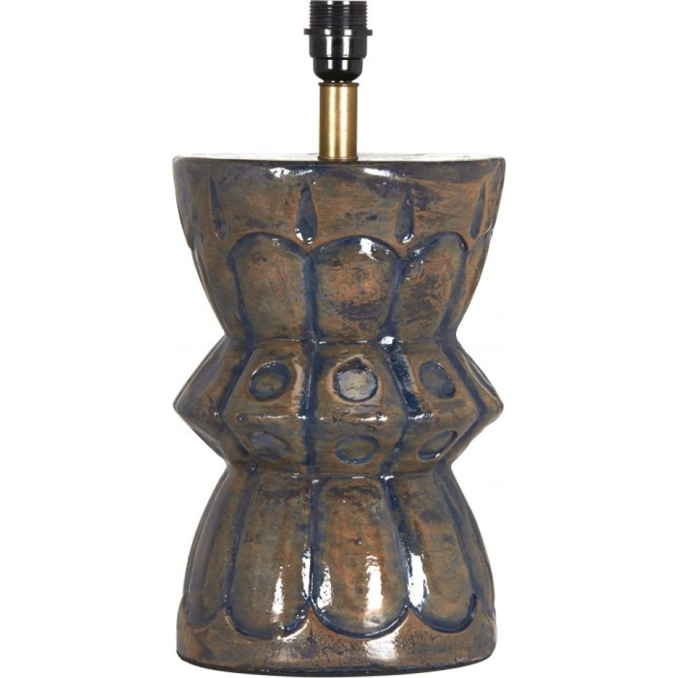 Larry bordslampa Blå/Brun 46cm PR Home Larry bordslampa Blå/Brun 46cm
