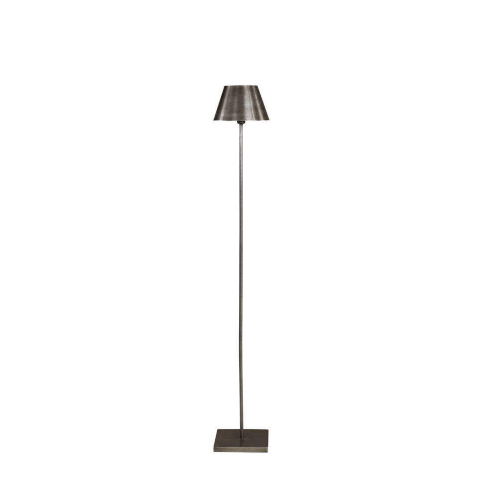 Pewter Golvlampa metall 140cm Pewter Golvlampa metall 140cm