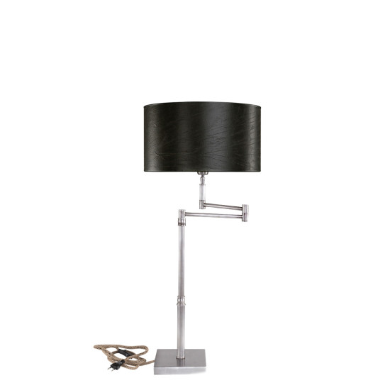 Pewter Table lamp silver 65cm Pewter Table lamp silver 65cm