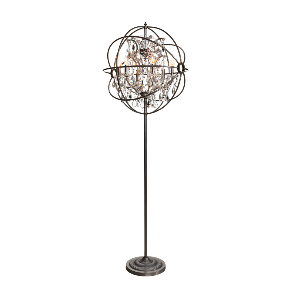 Rome Floorlamp Iron/Chrystal 175cm Artwood Rome Floorlamp Iron/Chrystal 175cm