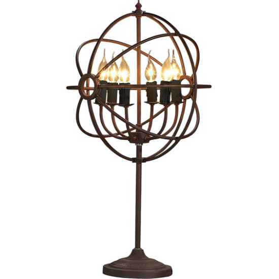 Rome tablelamp rust 81cm Rome tablelamp rust 81cm