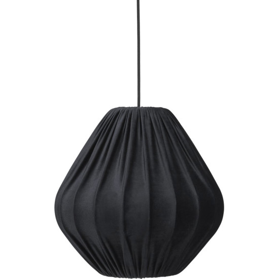Malou Ceiling Lampshade Velvet Black 2 Sizes