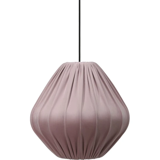 Malou Ceiling Lampshade Velvet ClearPink 2 Sizes