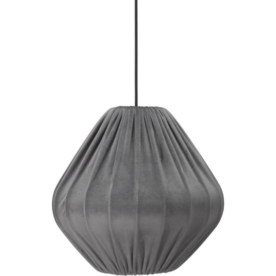 Malou Takskärm Sammet Grå 2 storlekar