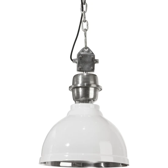 Manchester ceiling lamp white/silver35cm