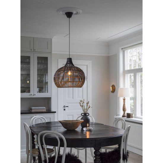 Martha Taklampa Natur/Svart 50cm Martha Taklampa Natur/Svart 50cm