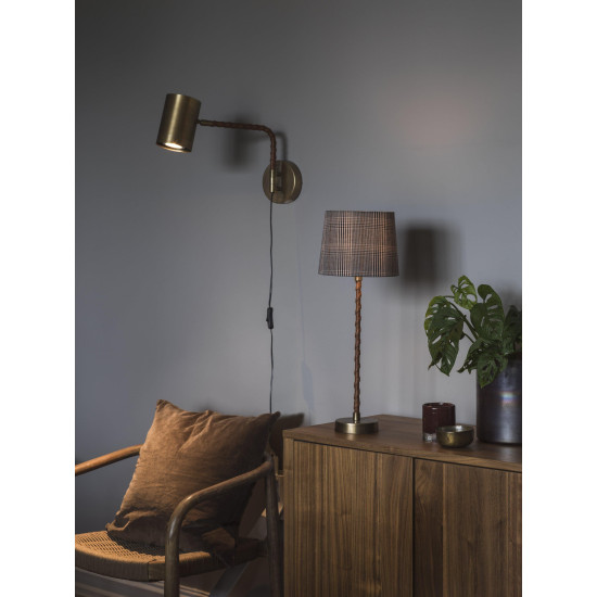 Nora wall lamp brass 25cm