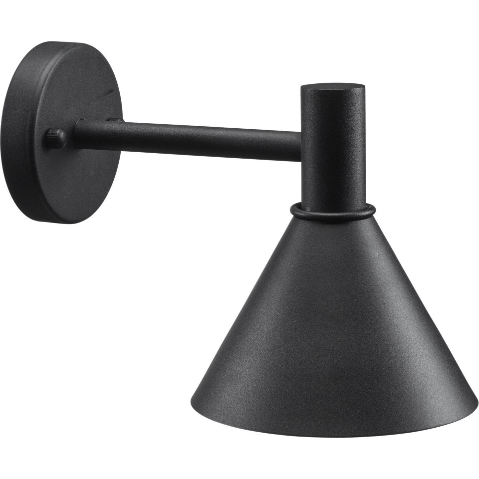 Minitripp Vägglampa Svart Utomhus Lampa 30cm PR Home Minitripp Vägglampa Svart Utomhus Lampa 30cm