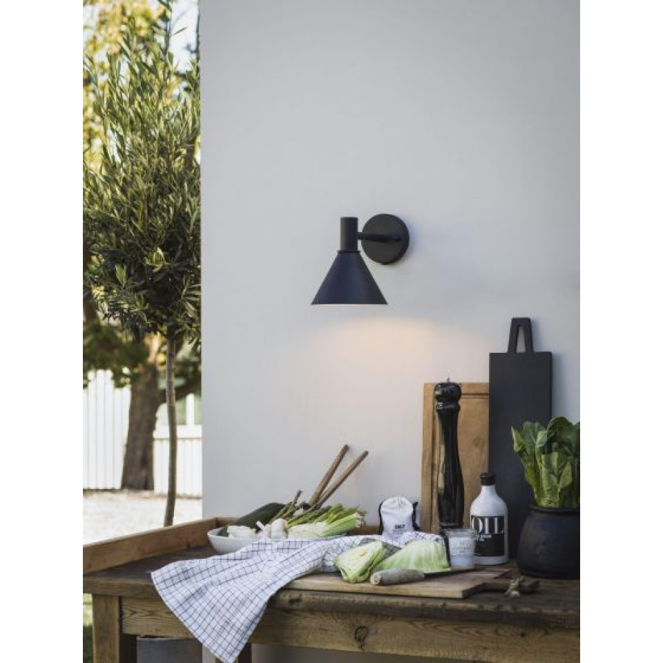 Minitripp Vägglampa Grå Utomhus Lampa 30cm PR Home Minitripp Vägglampa Grå Utomhus Lampa 30cm