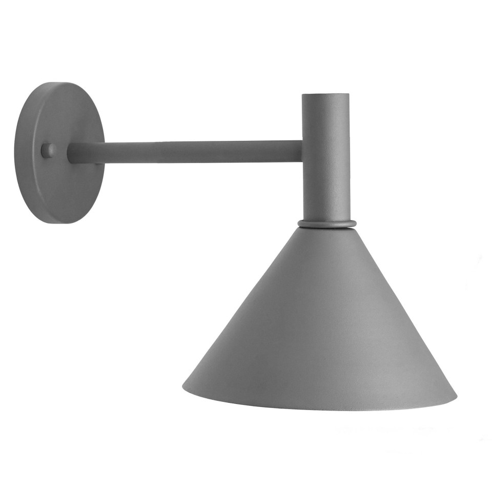 Minitripp Vägglampa Grå Utomhus Lampa 30cm PR Home Minitripp Vägglampa Grå Utomhus Lampa 30cm