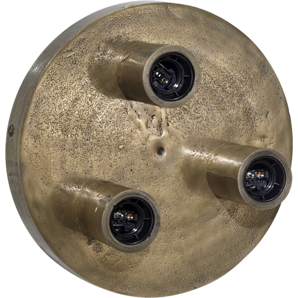 Notice ceiling flush light Raw Brass 25cm PR Home Notice ceiling flush light Raw Brass 25cm