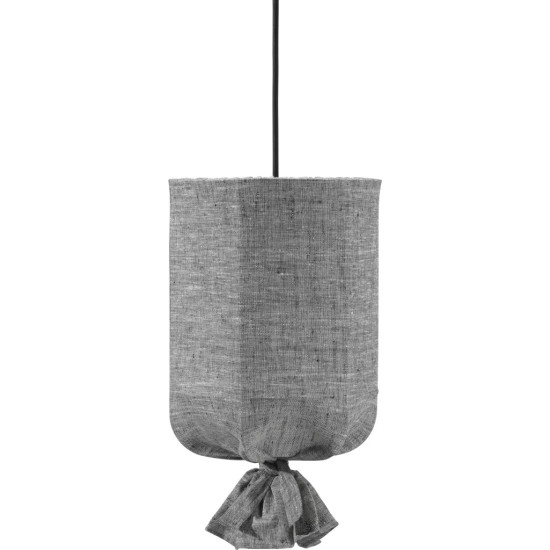 Round  Outdoor Linnen Grey/Black 