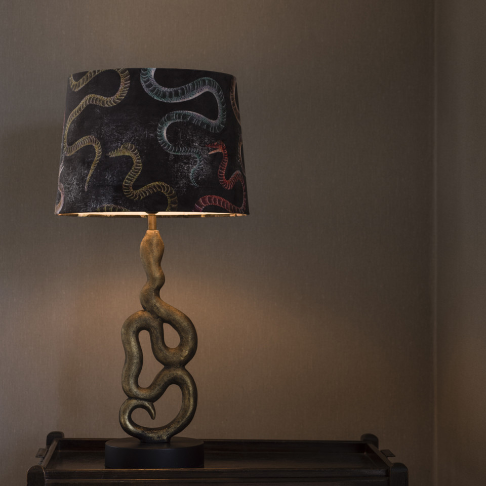 Serpentine Lampfot Guld 50cm PR Home Serpentine Lampfot Guld 50cm