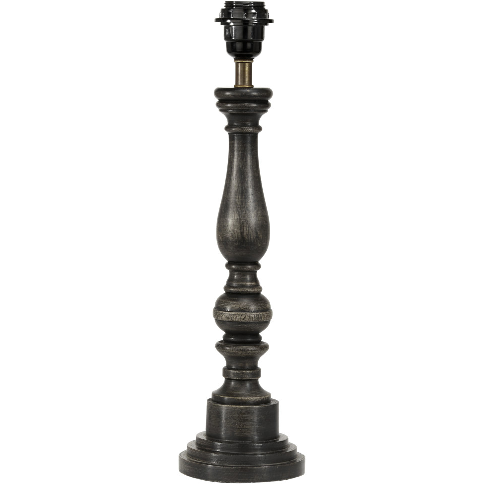 Soria Lampfot Dark Black