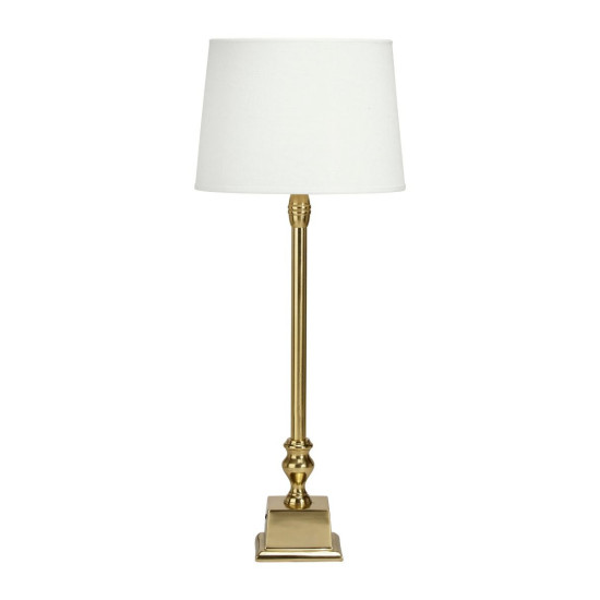 Bordslampa Linne inkl. lampskärm 62cm Guld/Vit Bordslampa Linne inkl. lampskärm 62cm Guld/Vit