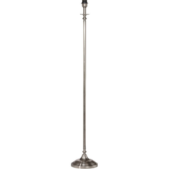 Wellington Floor Lamp Antique Silver 130cm