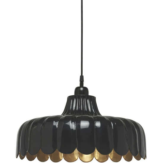 Wells Ceiling Light Black 43cm