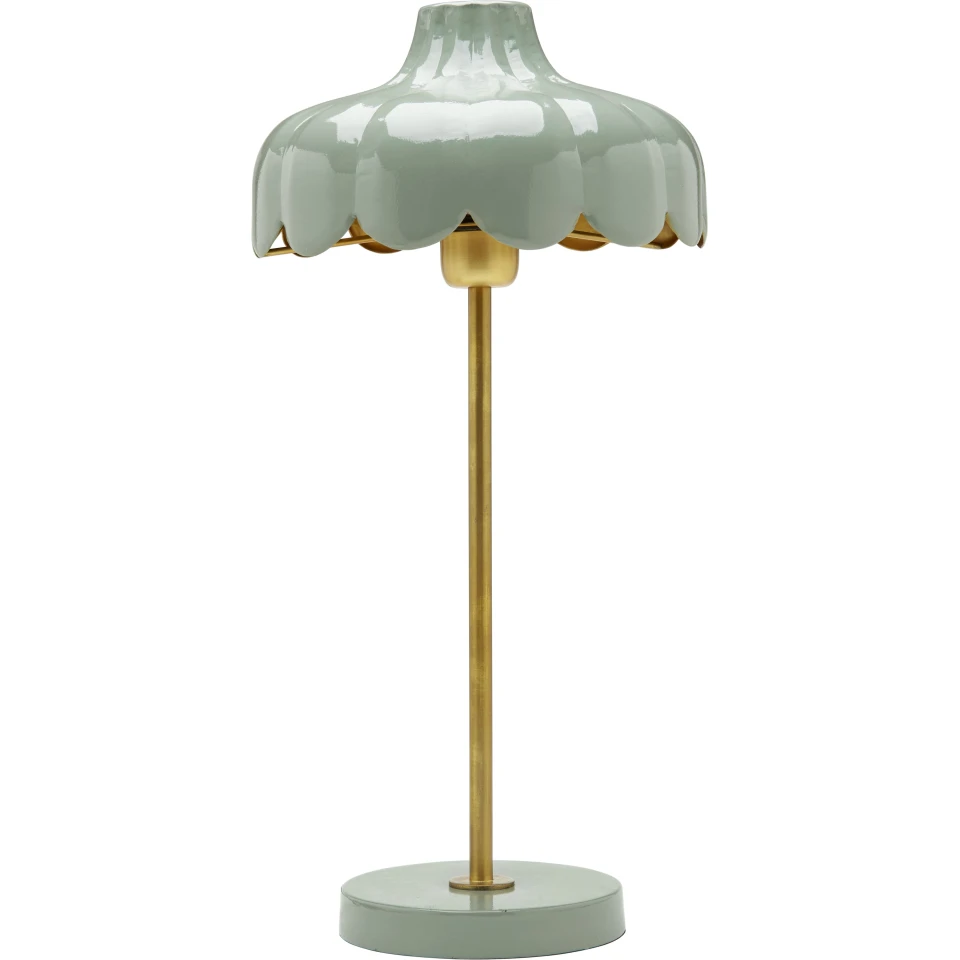 Wells Table Lamp Green 50cm