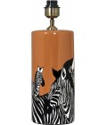 Zebra Lampfot Orange/Svart 42cm