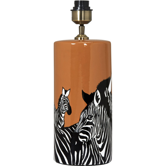 Zebra Tablelamp Orange/Black Zebra Tablelamp Orange/Black