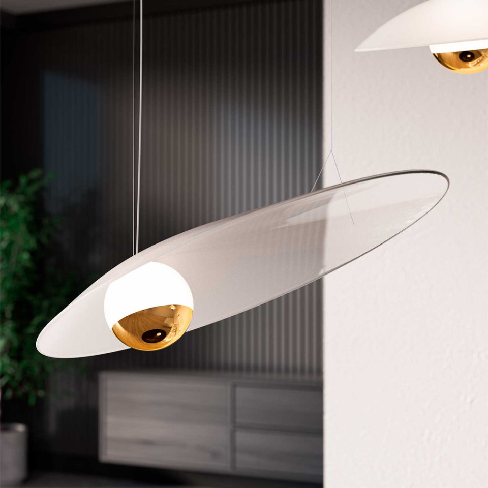 Oyster taklampa 50 cm