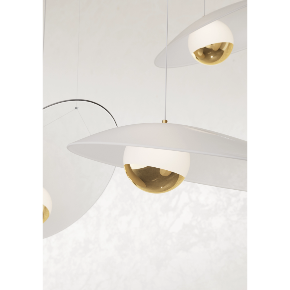 Oyster taklampa 50 cm