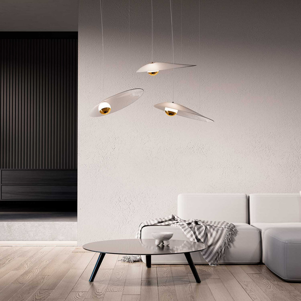 Oyster taklampa 50 cm