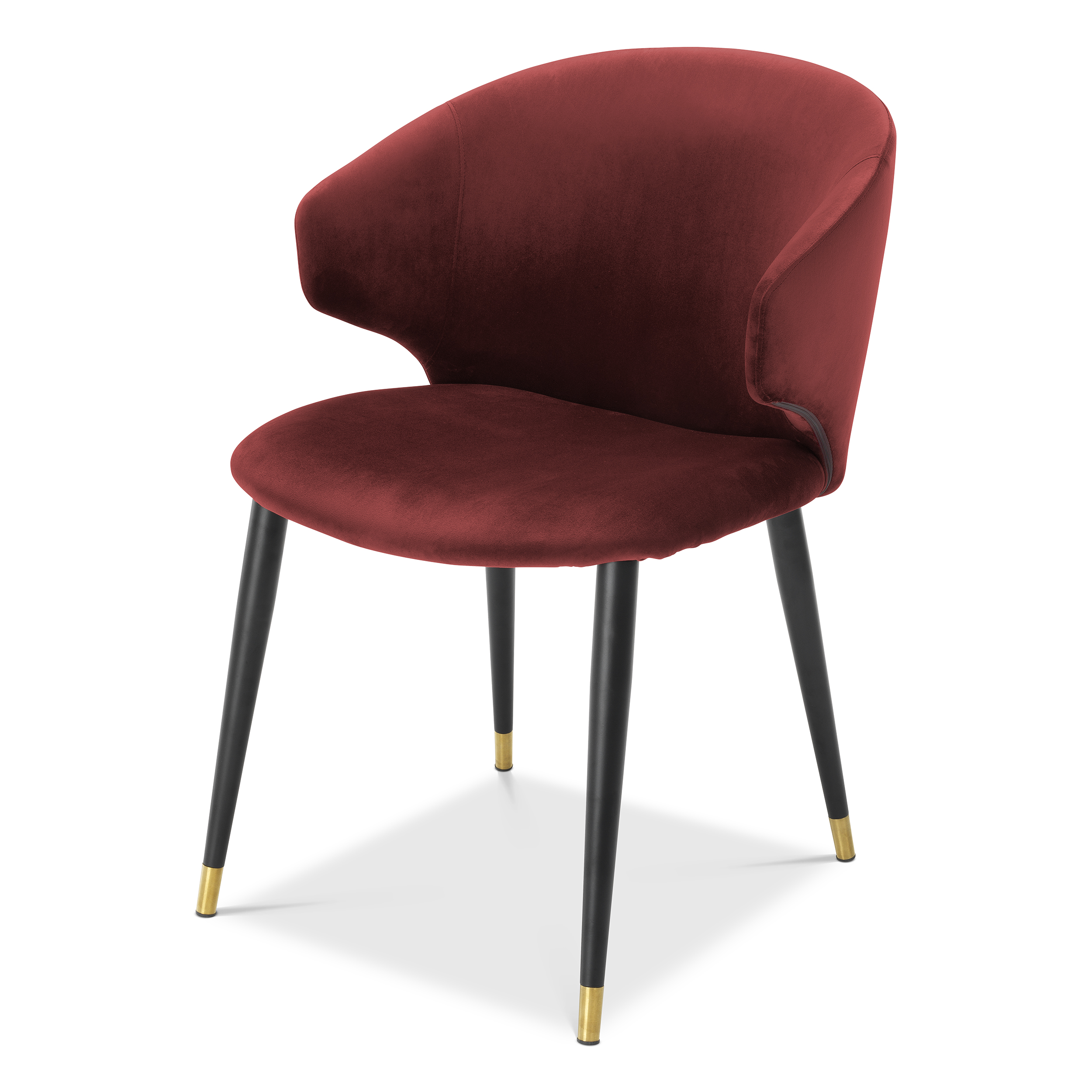 Volante Dining Chair With Arm Velvet 64 cm Volante Dining Chair With Arm Velvet 64 cm