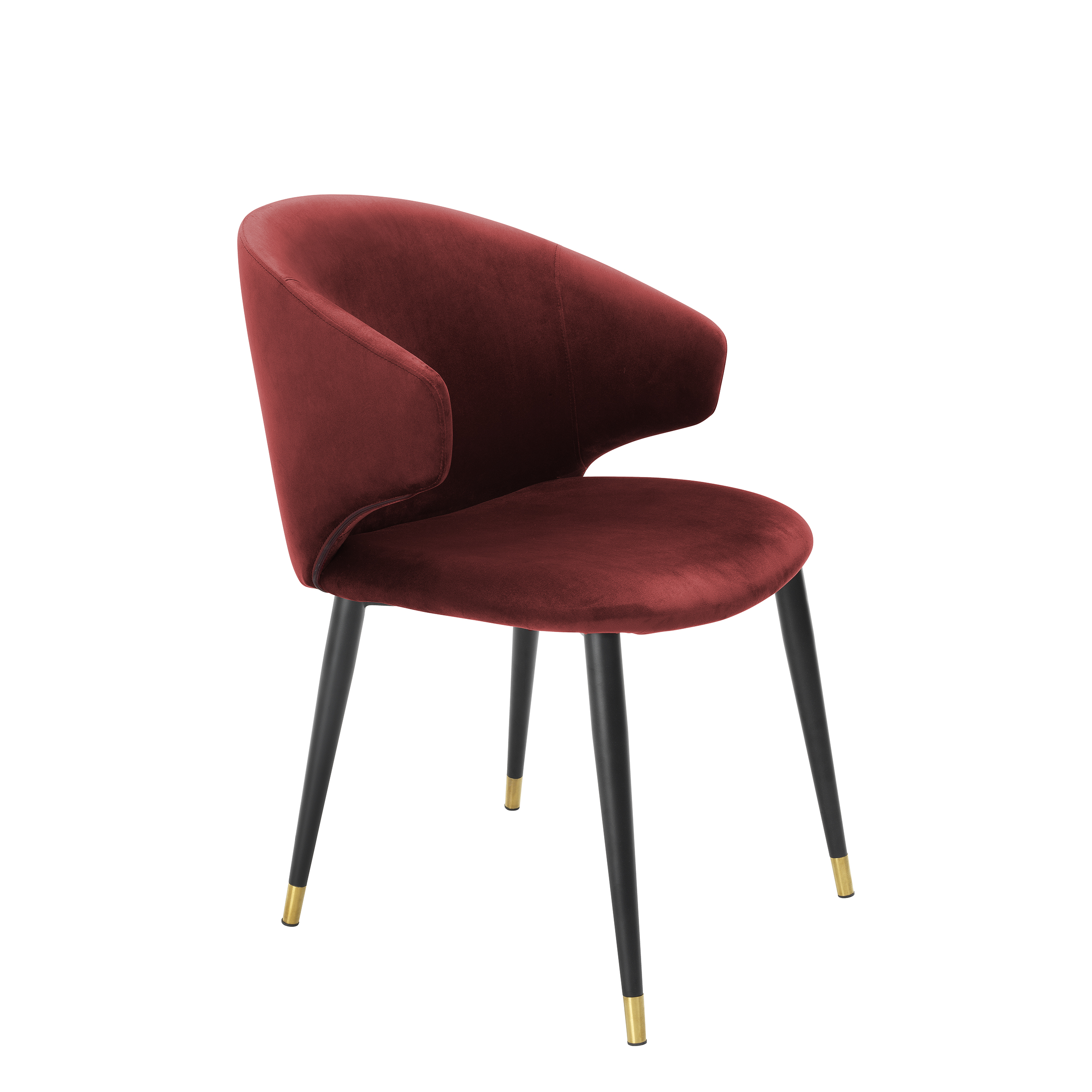 Volante Dining Chair With Arm Velvet 64 cm Volante Dining Chair With Arm Velvet 64 cm